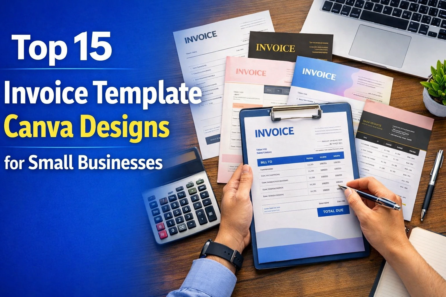 Top 15 Invoice Template Canva Designs for Small Businesses