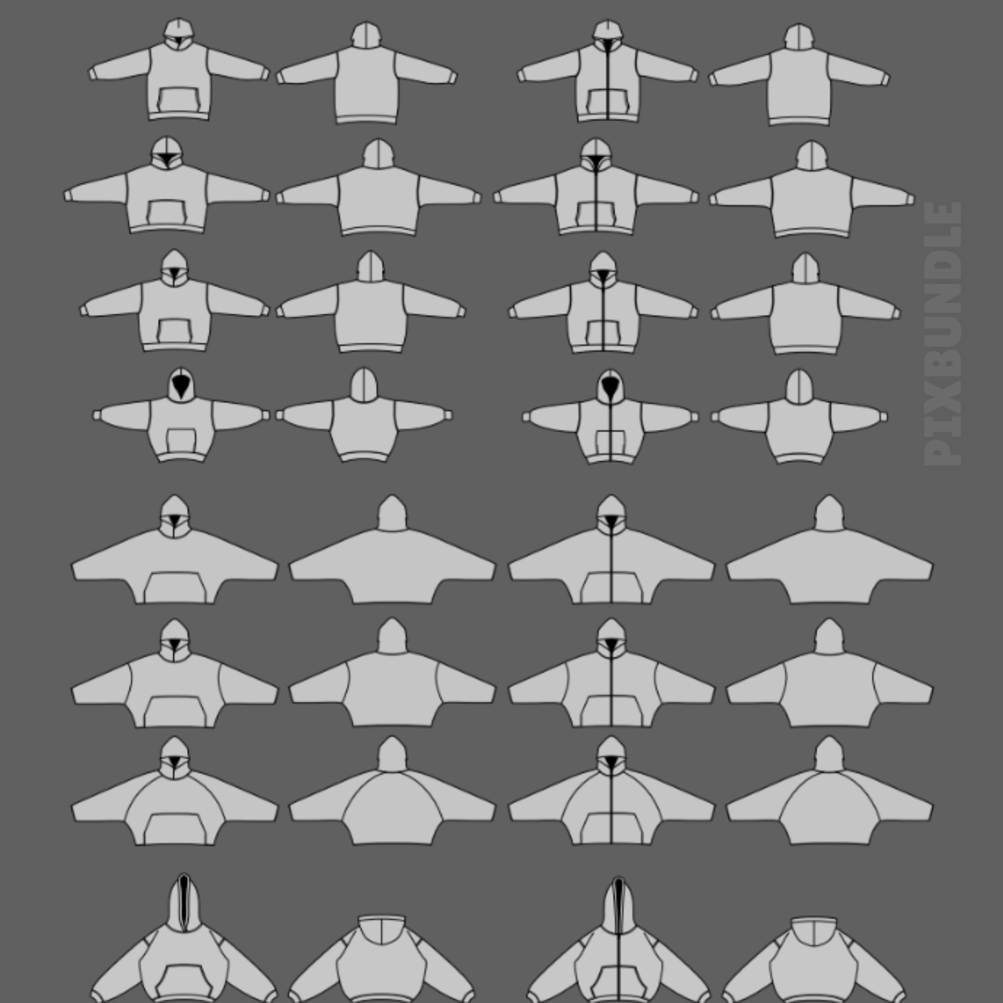 1200+ Clothing Mockups Bundle - Image 4