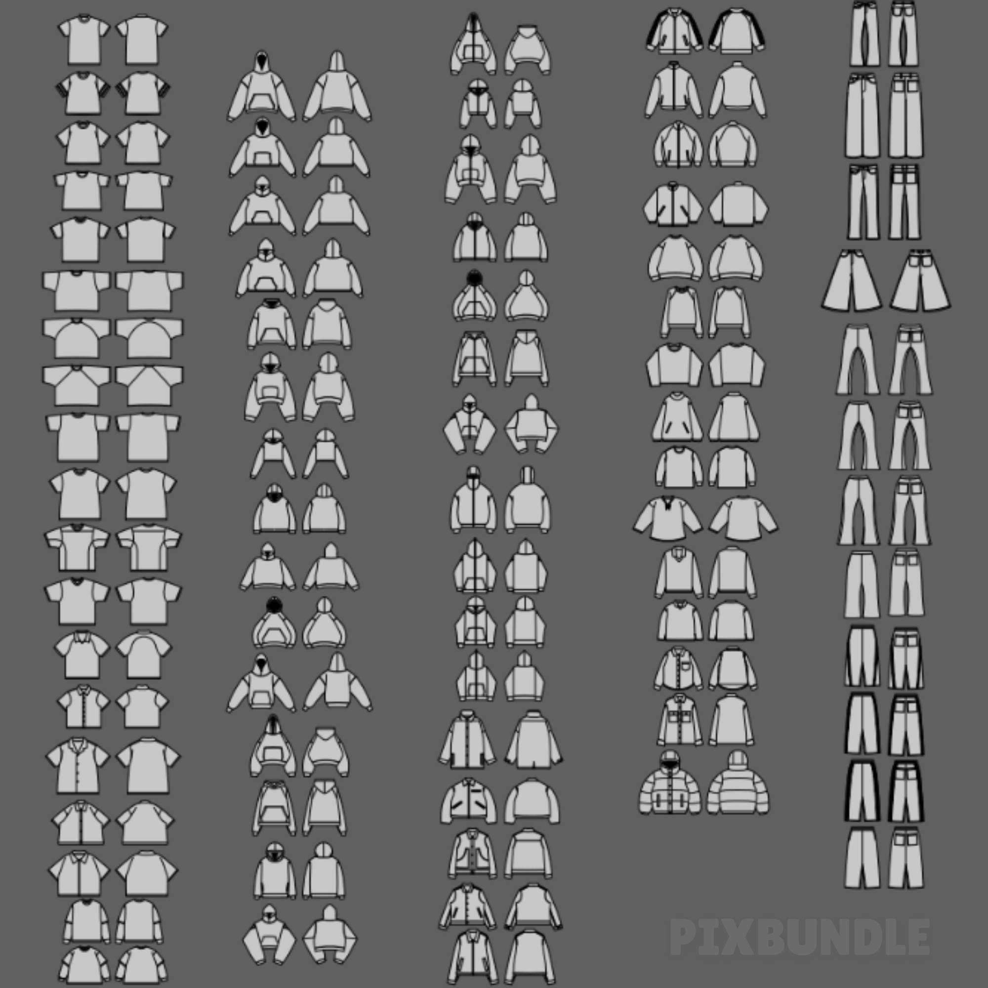 1200+ Clothing Mockups Bundle - Image 5