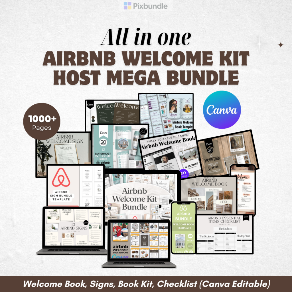 Airbnb Welcome book Kit