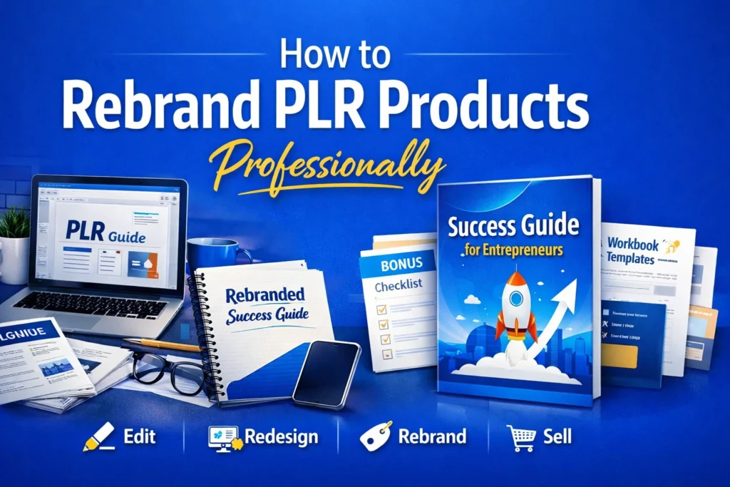How to Rebrand PLR Products Professionally (Step-by-Step Guide)