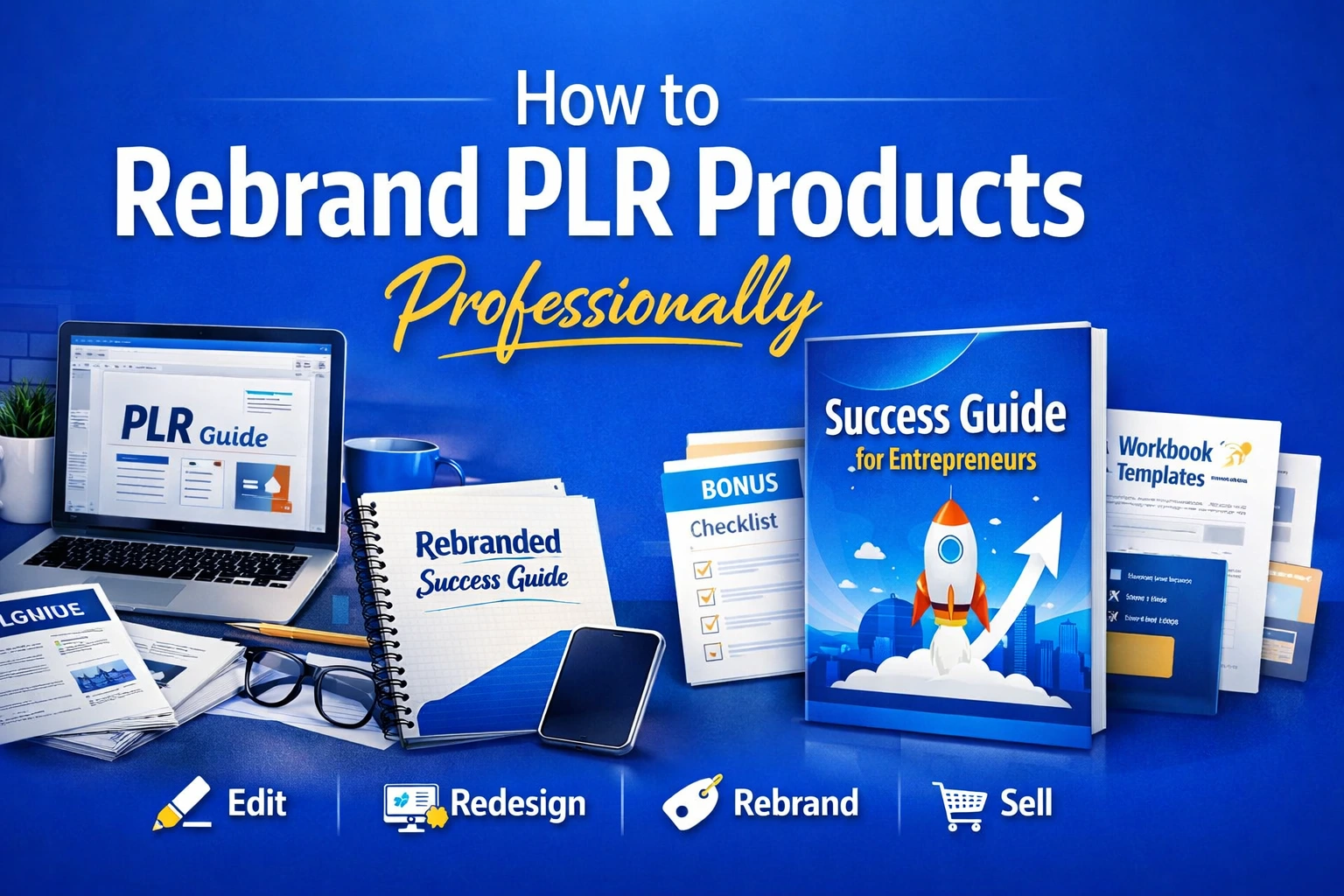 How to Rebrand PLR Products Professionally (Step-by-Step Guide)