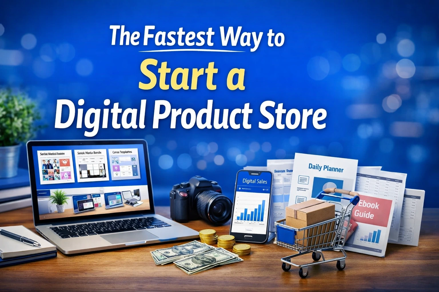 Fastest Way to Start a Digital Product Store (Beginner Guide)