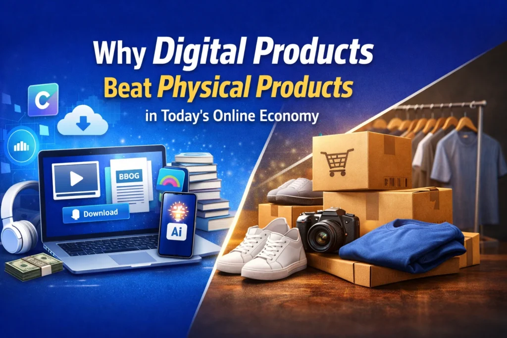 Why Digital Products Beat Physical Products in Today’s Online Economy