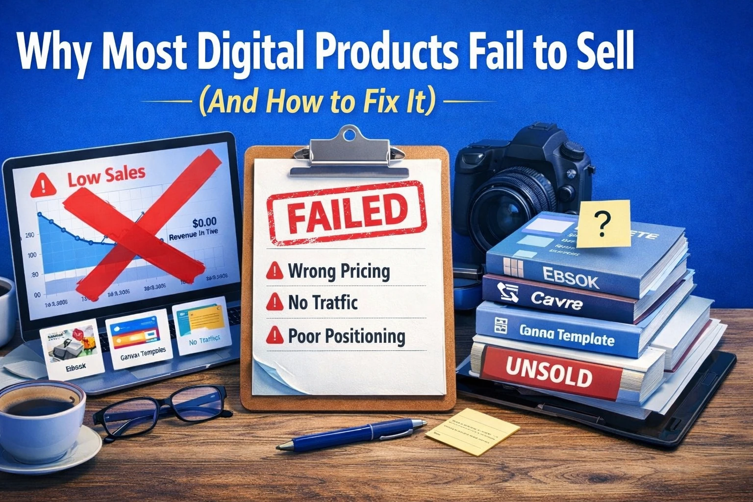 Why Most Digital Products Fail to Sell (And How to Fix It)