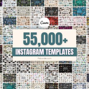 55000+ Canva Instagram Templates Bundle