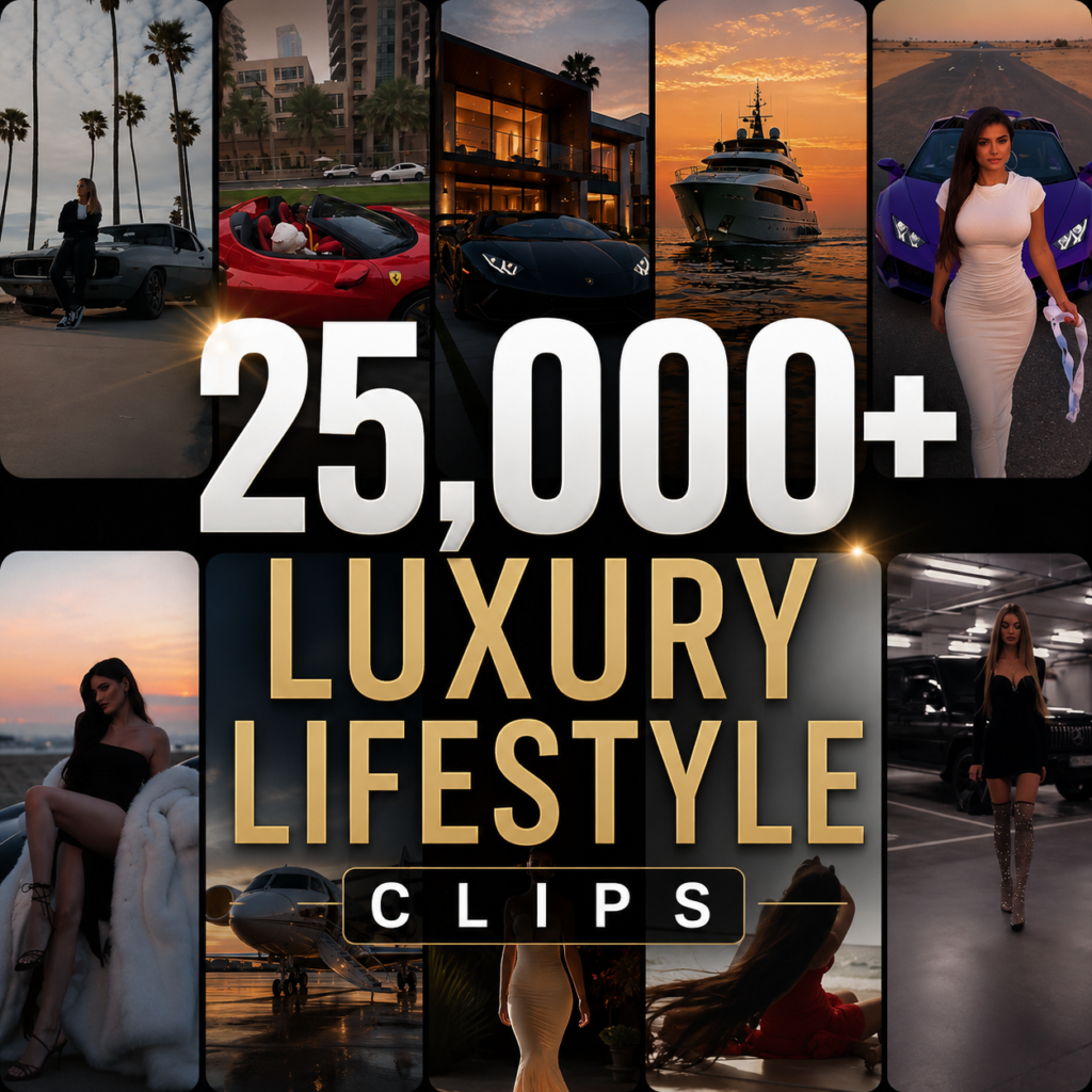 25,000+ Luxury Lifestyle Reels Bundle | Luxury Cars, Women, Mansions, Fashion, Travel & Success Videos video preview