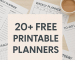 Free Printable Planners 20+ Instant Downloads (No Signup)